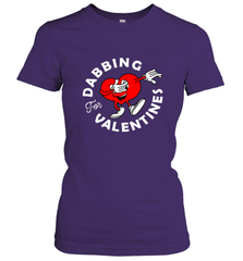 Dabbing Heart For Valentine's Day Art Graphics Heart Gift Women's T-Shirt Women's T-Shirt - HHHstores