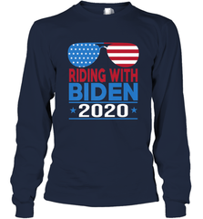 Riding With Biden Joe Biden 2020 For President Vote Gift Long Sleeve T-Shirt Long Sleeve T-Shirt - HHHstores