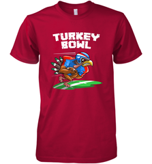 Cool Turkey Bowl _ Funny Thanksgiving Football Player Gift Men's Premium T-Shirt Men's Premium T-Shirt - HHHstores
