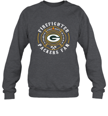 Green Bay Packers NFL Pro Line Green Firefighter Crewneck Sweatshirt Crewneck Sweatshirt - HHHstores