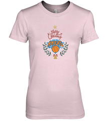 NBA New York Knicks Logo merry Christmas gilf Women's Premium T-Shirt Women's Premium T-Shirt - HHHstores
