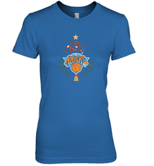 NBA New York Knicks Logo merry Christmas gilf Women's Premium T-Shirt Women's Premium T-Shirt - HHHstores