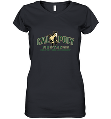 Cal Poly San Luis Obispo Premium PPCP03 Women's V-Neck T-Shirt Women's V-Neck T-Shirt - HHHstores