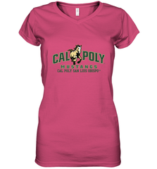 Cal Poly San Luis Obispo Premium PPCP03 Women's V-Neck T-Shirt Women's V-Neck T-Shirt - HHHstores