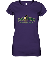 Cal Poly San Luis Obispo Premium PPCP03 Women's V-Neck T-Shirt Women's V-Neck T-Shirt - HHHstores