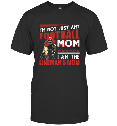 Lineman's Mom Men's T-Shirt Men's T-Shirt / Black / S Men's T-Shirt - HHHstores