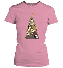Merry Christmas Merry Slothmas Sloth Christmas Tree Xmas Women's T-Shirt Women's T-Shirt - HHHstores
