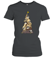 Merry Christmas Merry Slothmas Sloth Christmas Tree Xmas Women's T-Shirt