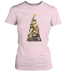 Merry Christmas Merry Slothmas Sloth Christmas Tree Xmas Women's T-Shirt Women's T-Shirt - HHHstores