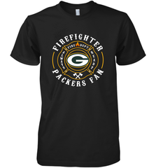 Green Bay Packers NFL Pro Line Green Firefighter Men's Premium T-Shirt Men's Premium T-Shirt - HHHstores