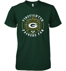 Green Bay Packers NFL Pro Line Green Firefighter Men's Premium T-Shirt Men's Premium T-Shirt - HHHstores