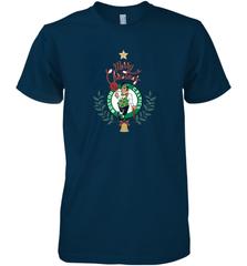 NBA Boston Celtics Logo merry Christmas gilf Men's Premium T-Shirt Men's Premium T-Shirt - HHHstores