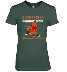 Christmas Gingerbread Man Cookie Gingerbread Running Team Women's Premium T-Shirt Women's Premium T-Shirt - HHHstores