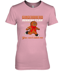 Christmas Gingerbread Man Cookie Gingerbread Running Team Women's Premium T-Shirt Women's Premium T-Shirt - HHHstores