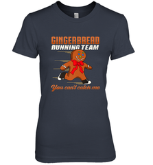 Christmas Gingerbread Man Cookie Gingerbread Running Team Women's Premium T-Shirt Women's Premium T-Shirt - HHHstores