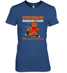 Christmas Gingerbread Man Cookie Gingerbread Running Team Women's Premium T-Shirt Women's Premium T-Shirt - HHHstores