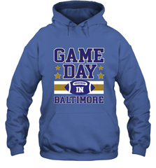 NFL Baltimore MD. Game Day Football Home Team Hooded Sweatshirt Hooded Sweatshirt - HHHstores