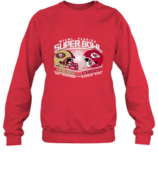 NFL Super bowl San Francisco 49ers vs. Kansas City Chiefs Crewneck Sweatshirt Crewneck Sweatshirt - HHHstores