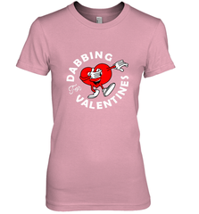 Dabbing Heart For Valentine's Day Art Graphics Heart Gift Women's Premium T-Shirt Women's Premium T-Shirt - HHHstores