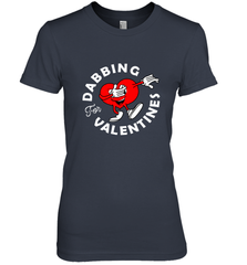Dabbing Heart For Valentine's Day Art Graphics Heart Gift Women's Premium T-Shirt Women's Premium T-Shirt - HHHstores