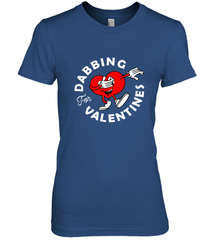 Dabbing Heart For Valentine's Day Art Graphics Heart Gift Women's Premium T-Shirt Women's Premium T-Shirt - HHHstores