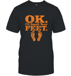 OK I'll Smell Your Feet Trick Or Treat Halloween Gift Men's T-Shirt