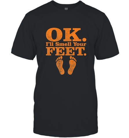 OK I'll Smell Your Feet Trick Or Treat Halloween Gift Men's T-Shirt Men's T-Shirt / Black / S Men's T-Shirt - HHHstores