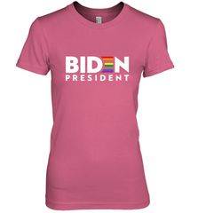Joseph Biden For President T Shirt_ LGBT Gay Pride Rainbow Women's Premium T-Shirt Women's Premium T-Shirt - HHHstores