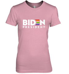 Joseph Biden For President T Shirt_ LGBT Gay Pride Rainbow Women's Premium T-Shirt Women's Premium T-Shirt - HHHstores