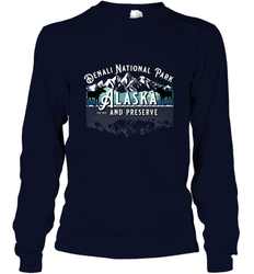 Denali National Park Alaska AK USA Moose Souvenir Long Sleeve T-Shirt