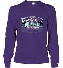 Denali National Park Alaska AK USA Moose Souvenir Long Sleeve T-Shirt Long Sleeve T-Shirt - HHHstores