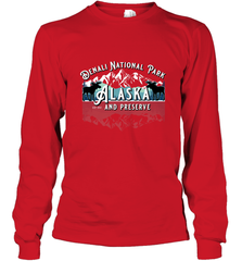 Denali National Park Alaska AK USA Moose Souvenir Long Sleeve T-Shirt Long Sleeve T-Shirt - HHHstores
