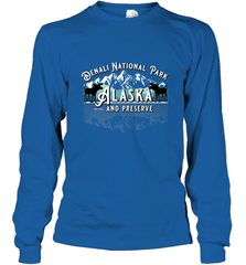 Denali National Park Alaska AK USA Moose Souvenir Long Sleeve T-Shirt Long Sleeve T-Shirt - HHHstores
