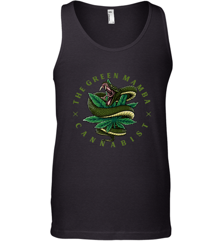 The Green Mamba, Cannabist, Weed Grower Pot Smoker Men's Tank Top Men's Tank Top / Black / XS Men's Tank Top - HHHstores