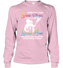 Lacrosse Strong Lacrosse Mom Long Sleeve T-Shirt Long Sleeve T-Shirt - HHHstores