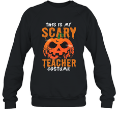 This Is My Scary Teacher Costume Halloween Gift Crewneck Sweatshirt