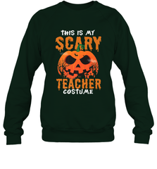 This Is My Scary Teacher Costume Halloween Gift Crewneck Sweatshirt Crewneck Sweatshirt - HHHstores