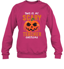 This Is My Scary Teacher Costume Halloween Gift Crewneck Sweatshirt Crewneck Sweatshirt - HHHstores