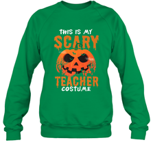 This Is My Scary Teacher Costume Halloween Gift Crewneck Sweatshirt Crewneck Sweatshirt - HHHstores