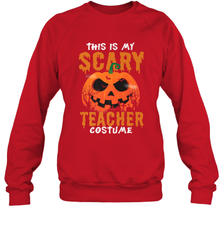 This Is My Scary Teacher Costume Halloween Gift Crewneck Sweatshirt Crewneck Sweatshirt - HHHstores
