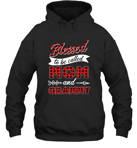 Blessed to be called Mom and Grammy Hooded Sweatshirt Hooded Sweatshirt / Black / S Hooded Sweatshirt - HHHstores