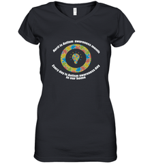 April is autism awareness month , Every day is Autism awareness day in our home AutismT shirt Women's V-Neck T-Shirt Women's V-Neck T-Shirt - HHHstores