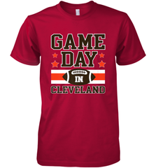 NFL Cleveland Game Day Football Home Team Colors Men's Premium T-Shirt Men's Premium T-Shirt - HHHstores