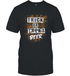 Trick or Beer Funny Halloween Trick or Treat Men's T-Shirt