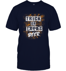 Trick or Beer Funny Halloween Trick or Treat Men's T-Shirt Men's T-Shirt - HHHstores