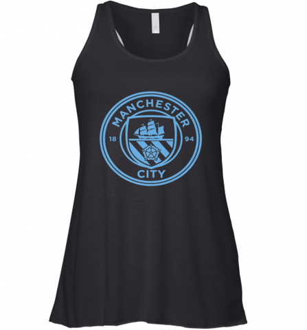 Manchester City  Mono crest tee Women's Racerback Tank Women's Racerback Tank / Black / XS Women's Racerback Tank - HHHstores