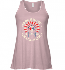 No One Is Illegal On Stolen Land Indigenous Immigrant Women's Racerback Tank Women's Racerback Tank - HHHstores