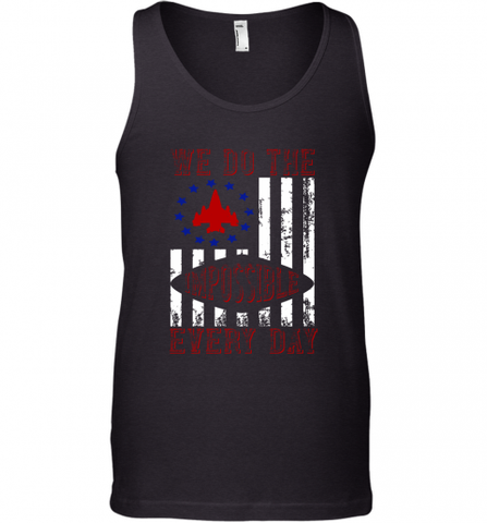 We do the impossible every day 01 Men's Tank Top Men's Tank Top / Black / XS Men's Tank Top - HHHstores