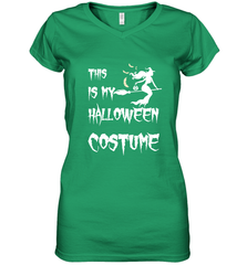 THIS IS MY HALLOWEEN COSTUME Women's V-Neck T-Shirt Women's V-Neck T-Shirt - HHHstores
