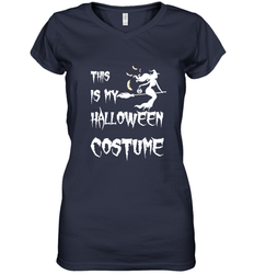 THIS IS MY HALLOWEEN COSTUME Women's V-Neck T-Shirt